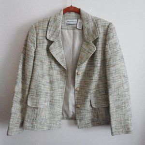 Alfred Dunner Tweed Blazer 12P